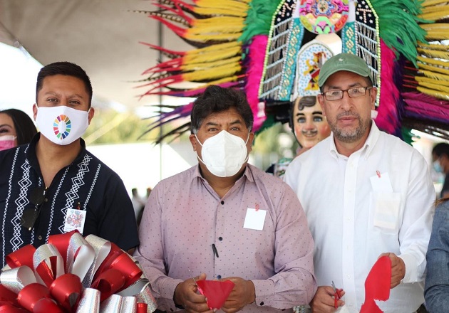 Destaca Vicente Morales Caravana Cultural en San Simeón Xipetzinco, Hueyotlipan