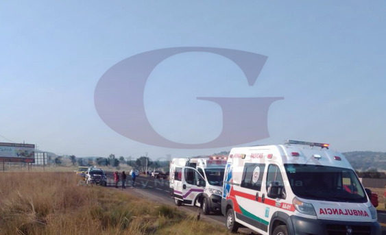 Deja tres personas lesionadas choque en la Apizaco-Tlaxco