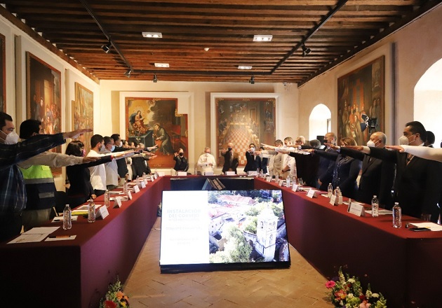 Instalan el consejo para salvaguarda del conjunto conventual franciscano