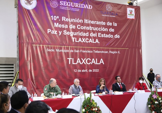 Realizan autoridades Mesa de Construcción de Paz y Seguridad, en Tetlanohcan