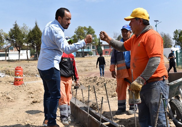 Habilitarán en Apizaco nuevo gimnasio multifuncional al aire libre