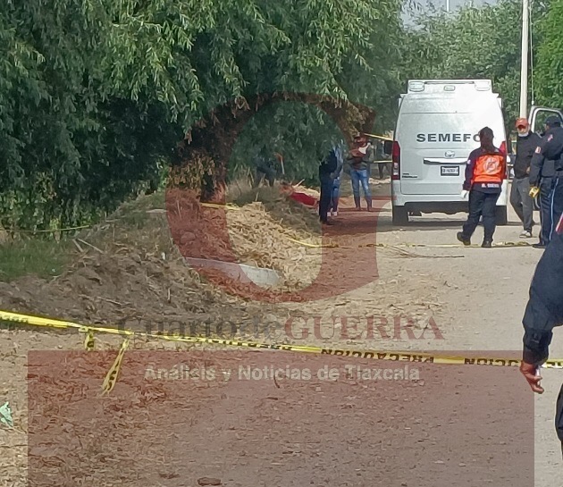 Abandonan cadáver de un hombre, en Tizatlán, Tlaxcala; estaba atado de manos