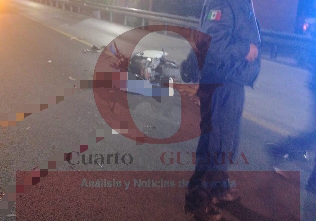 En otro accidente de motocicleta, muere un menor de edad, en la México-Veracruz