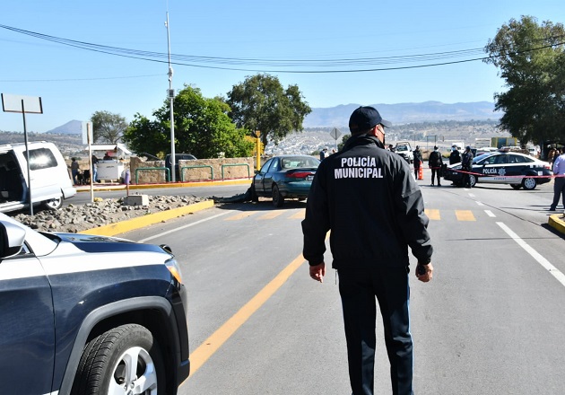 Atiende Seguridad de Huamantla percance frente a Ciudad Industrial Xicohténcatl II