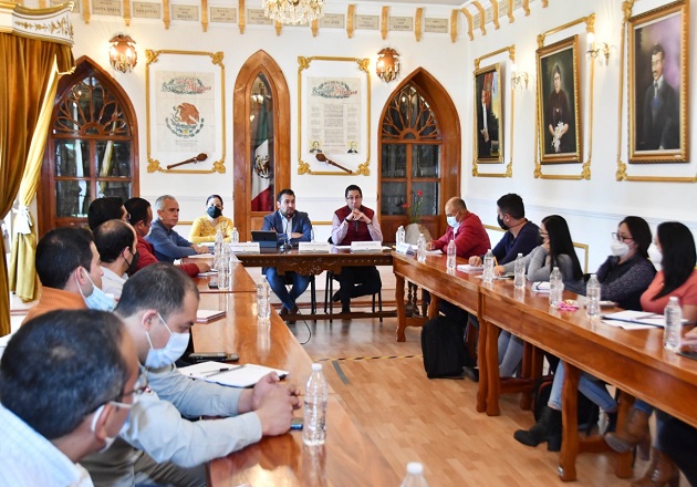 Acuerdan gobierno estatal y de Huamantla trabajo coordinado con empresarios