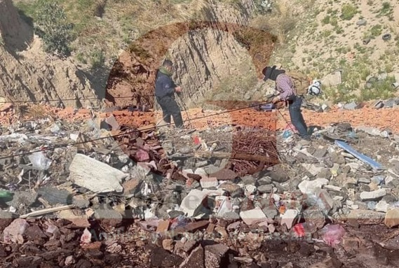 Fuerte operativo en Tetla para buscar a Ana Laura y Daniela