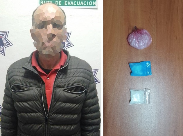 SSC detiene en Apizaco a sujeto por posesión de droga sintética