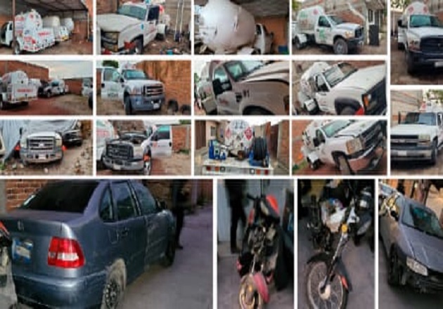 En cateo, aseguran en Texmelucan 15 pipas de gas; 10 tenían placas de Tlaxcala
