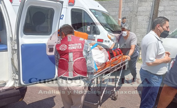 Muere una pasajera en el hospital, luego de choque múltiple, en Totolac