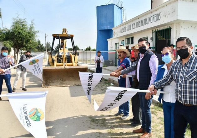Vamos a seguir mejorando con obra pública todas las comunidades de Huamantla: SSC