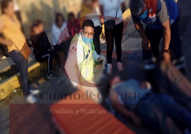 Derrapa menor a bordo de su motocicleta, en Panotla