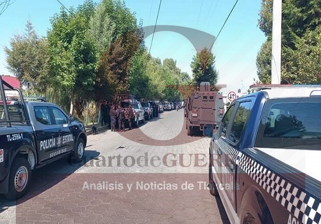 En alerta Policía Estatal por clima de tensión en Xicohtzinco