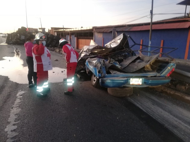 Atiende Dirección de Seguridad Pública de Huamantla hecho de tránsito