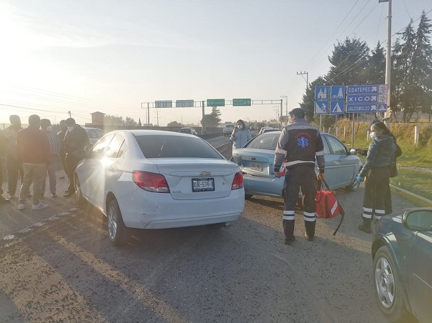 Atiende Seguridad Pública de Huamantla percance vial en el libramiento poniente
