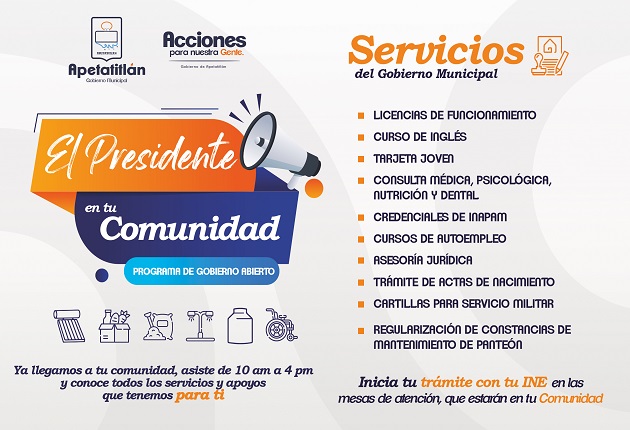 Jornada ‘El Presidente en tu Comunidad, Apetatitlán’