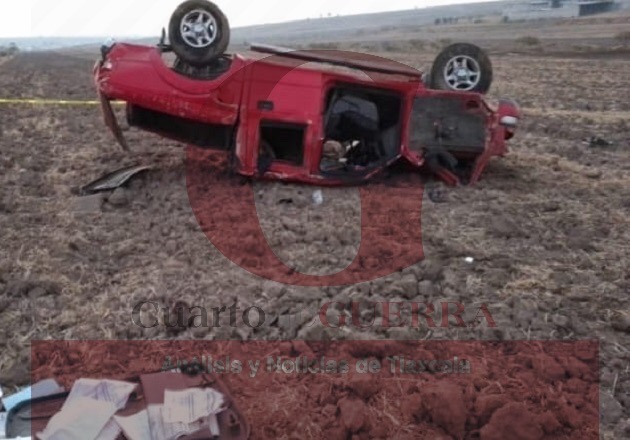 Mueren tres personas en hechos de tránsito suscitados en Tenancingo y Calpulalpan