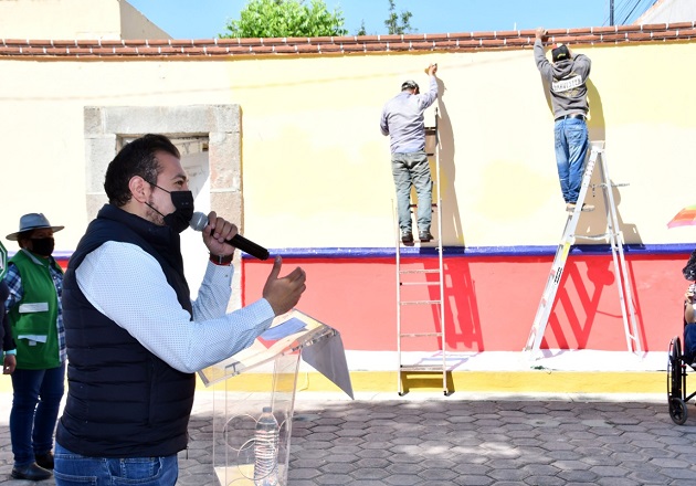 La brigada “Salvando tu Comunidad” sigue caminando en Huamantla: Santos Cedillo