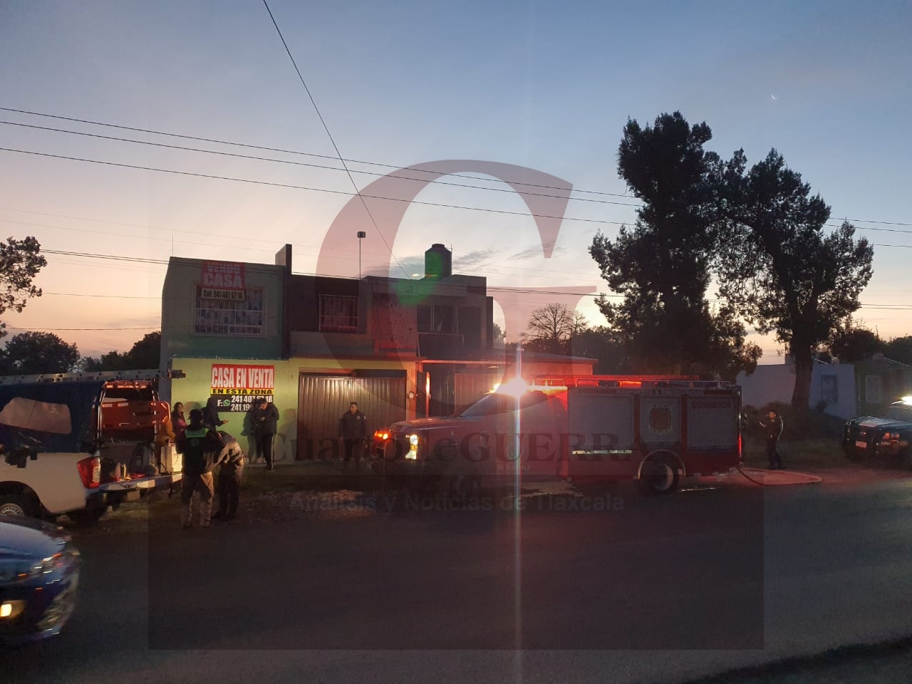 Moviliza a cuerpos de emergencia incendio en casa en Yauhquemehcan; un perrito murió