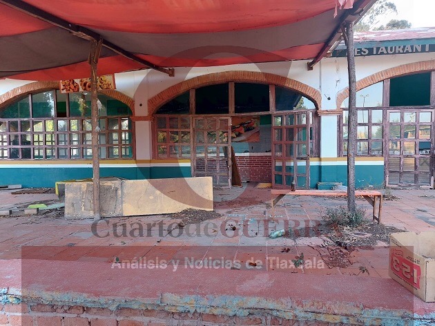 En total abandono se encuentra el Centro Turístico Ejidal de Zacatelco