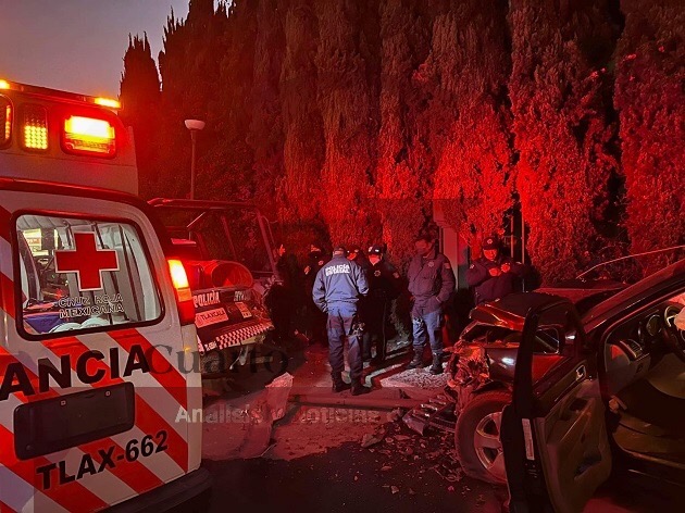 Joven mujer se accidenta en Apizaco
