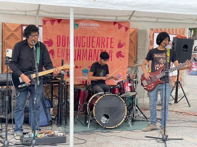 Viven familias huamantlecas un ‘Dominguearte’ lleno de cultura y recreación