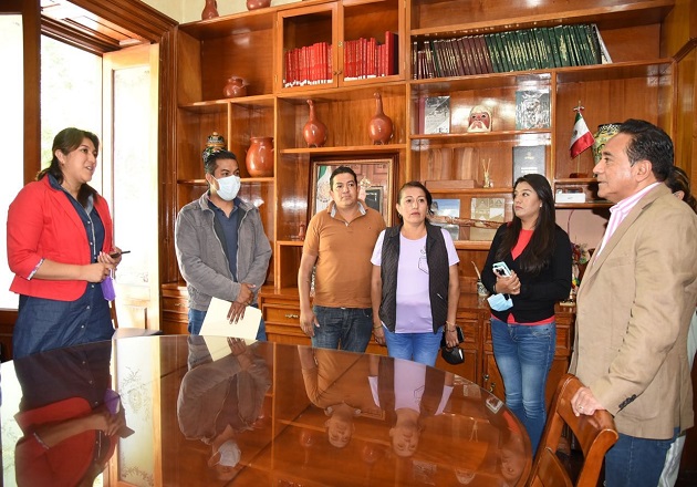 Trabajarán Ayuntamiento de Tlaxcala y CAPAO para mejorar abastecimiento de agua en Ocotlán