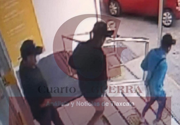 Frustran asalto a tienda Coppel, en San Pablo del Monte