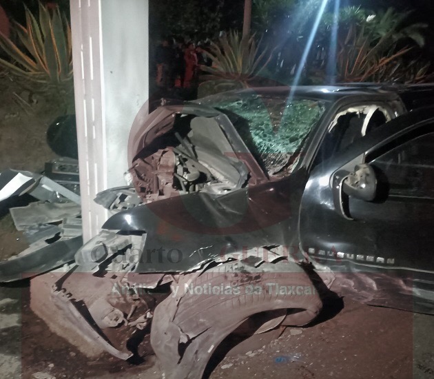 Choque en la Apizaco-Tlaxcala deja al menos cuatro lesionados