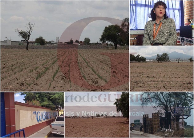 Pide directora de primaria en Huamantla mantener parcela para comunidad escolar