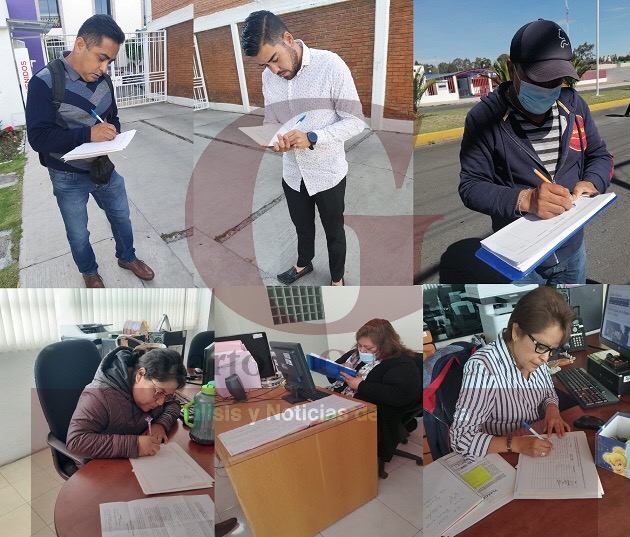 Sindicalizados del ‘7 de Mayo’ comprueban con registro su asistencia a centros de trabajo
