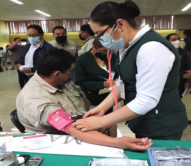 IMSS Tlaxcala reactiva Ferias Pro Salud; inició con personal de CFE