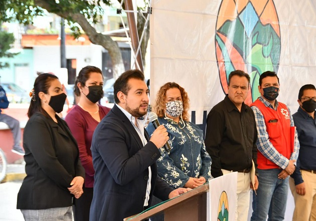 Trabajamos con pasos firmes por el bienestar de Huamantla: Santos Cedillo