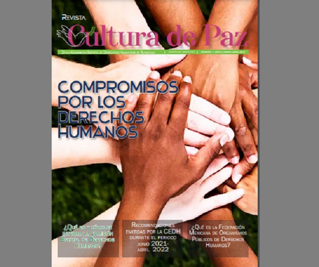 Publica CEDH primer número de su revista electrónica Cultura de Paz