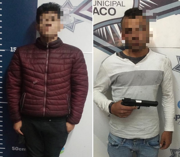 En menos de 24 horas detiene policía de Apizaco a dos presuntos delincuentes
