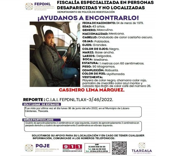 En estado de descomposición, hallan cadáver de un hombre con ficha de búsqueda