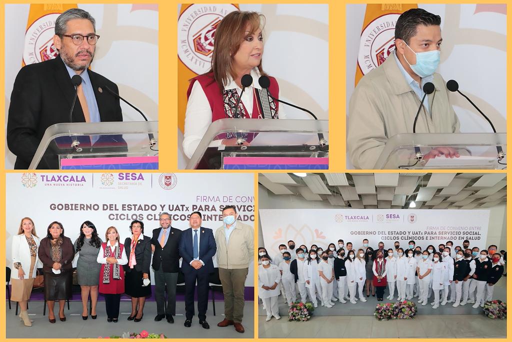 Signó UATx y Gobierno del Estado convenio de colaboración en materia de salud