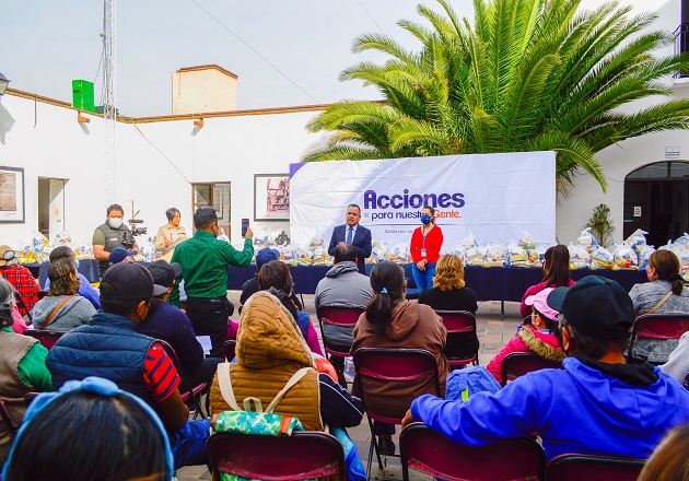 Entrega el Ayuntamiento de Apetatitlán despensas en apoyo a la economía familiar