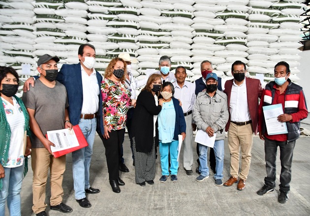 Inicia en Huamantla entrega de fertilizantes a favor de los productores del campo