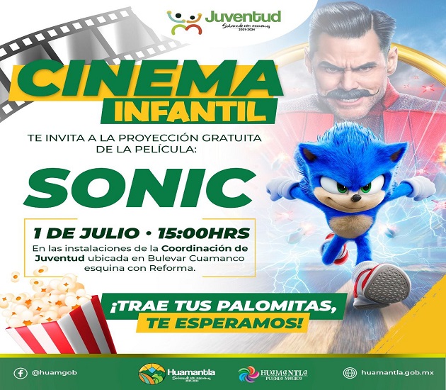 Invita Ayuntamiento de Huamantla a disfrutar de los ‘Viernes de películas’