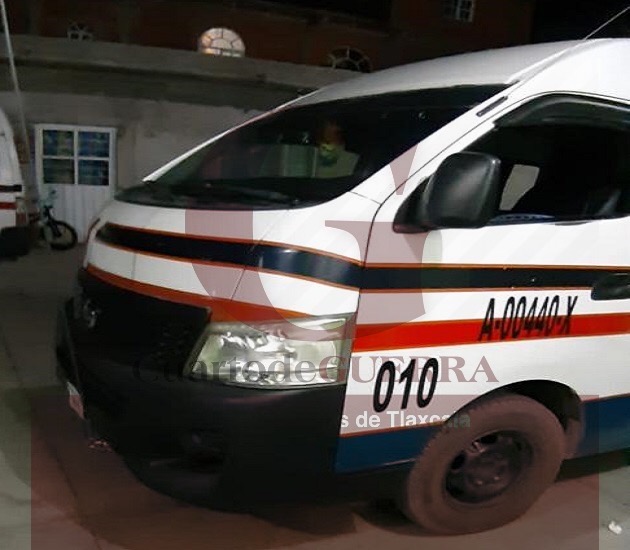 Roban unidad de transporte público; circulaba con dirección a Totolac
