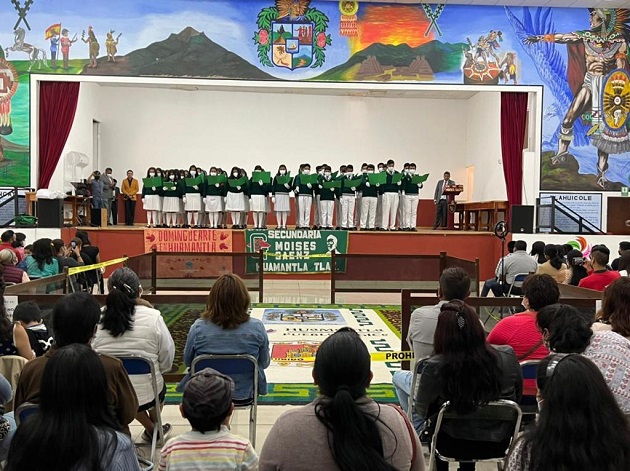 Brillan alumnos de la Secundaria Moisés Sáenz en ‘Dominguearte’