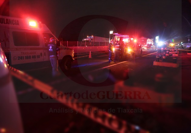 Muere jovencito al ser atropellado sobre la Apizaco-Calpulalpan