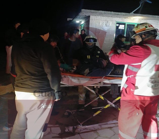 Derrapa motociclista en Topilco de Juárez, Xaltocan; tuvo que ser trasladado a un hospital