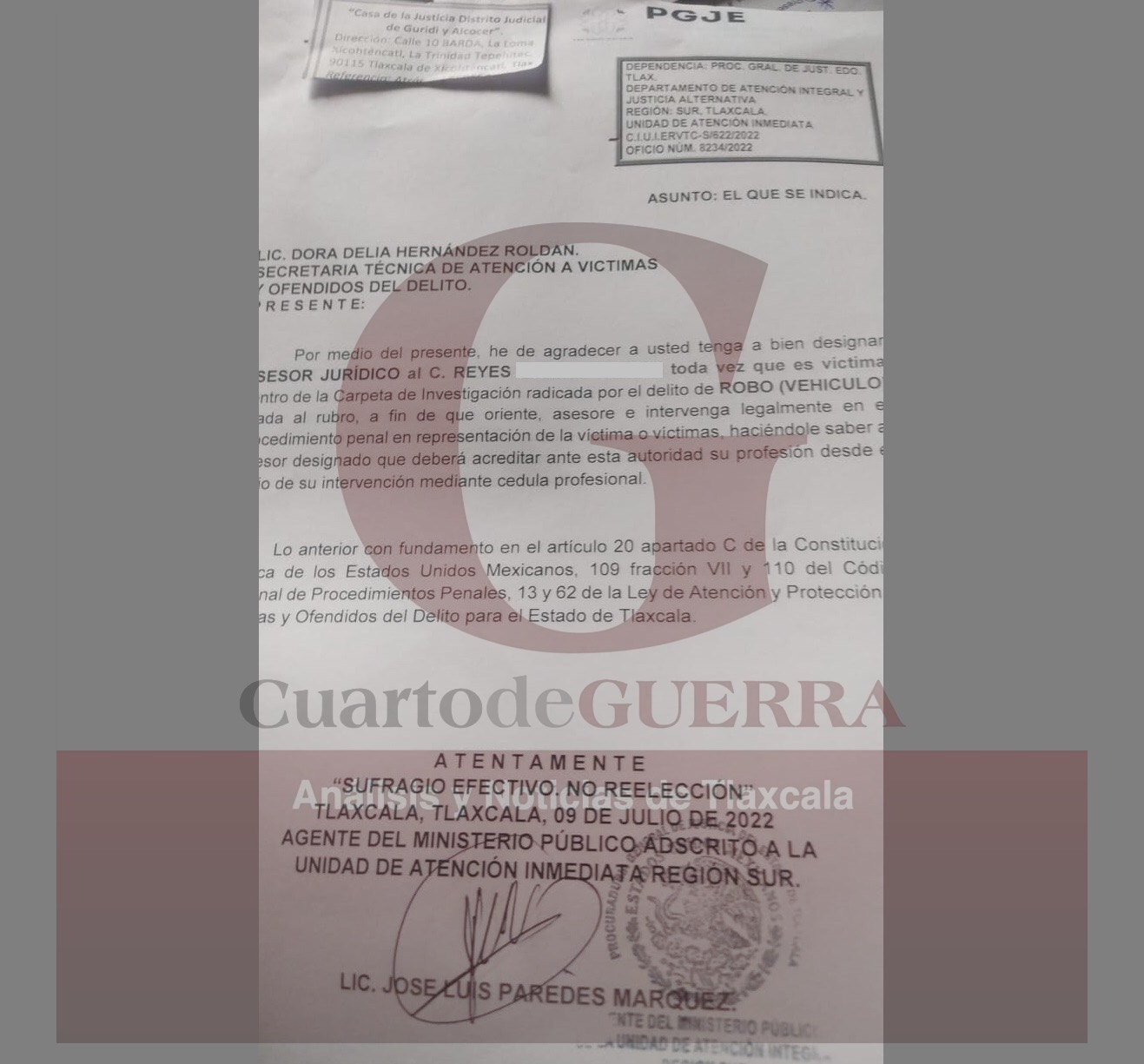 Taxista adulto mayor pide ayuda de Atención a Víctimas del Delito, tras el robo de su auto