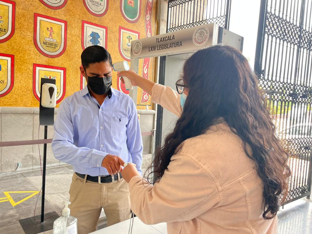 Congreso del Estado sigue cumpliendo con medidas sanitarias contra Covid 19: Vicente Morales