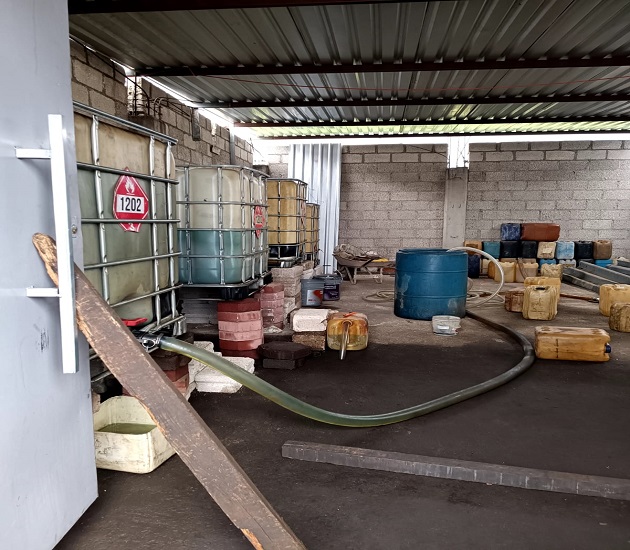 Asegura la PFM más de mil litros de hidrocarburo en Tlaxcala