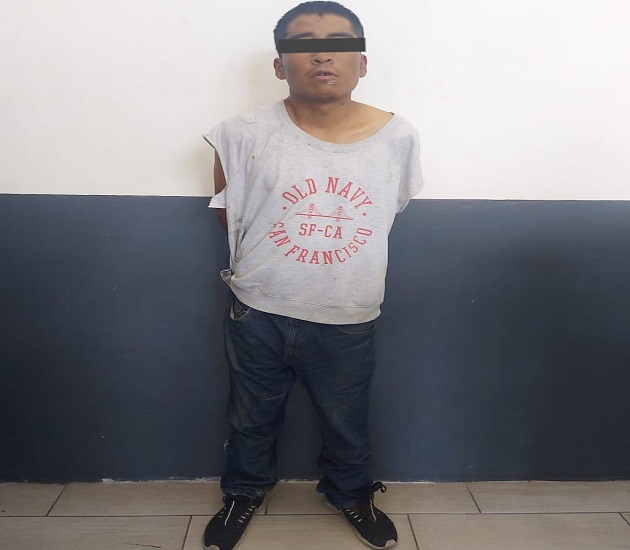 Pone a disposición Policía de Chiautempan a buscado por robo