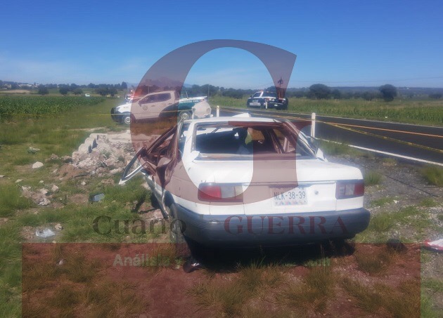 Dos muertos por fuerte accidente en Cuapiaxtla