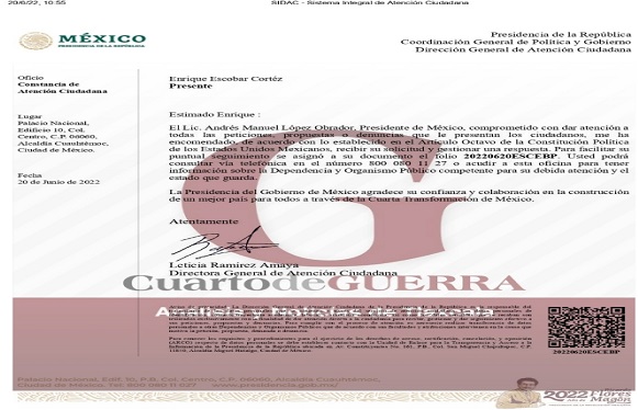 Solicita sindicato ‘7 de Mayo’ intervención de AMLO para obtener toma de nota