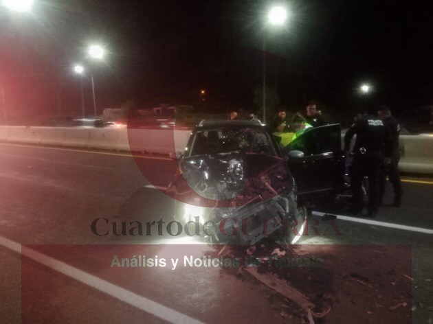 Deja un lesionado aparatoso choque en Apetatitlán